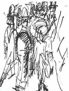 Ernst Ludwig Kirchner - Street Scene in Berlin