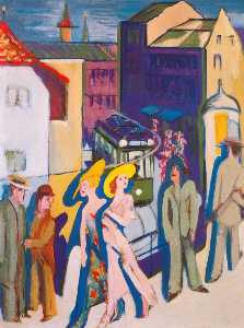 Ernst Ludwig Kirchner - Urban image