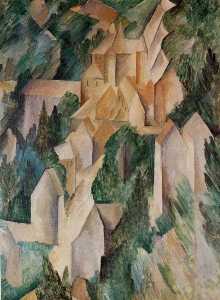 Georges Braque - The Chateau At La Roche-Guyon