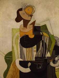 Georges Braque - Woman With A Guitar 1