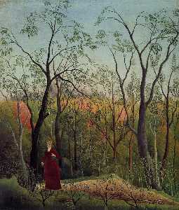 Henri Julien Félix Rousseau (Le Douanier) - Forest Promenade