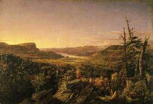 Jasper Francis Cropsey - View of Greenwood Lake, New Jersey
