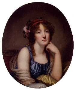 Jean-Baptiste Greuze - Portrait Of A Young Woman, Said To Be The Artist-s Daughter