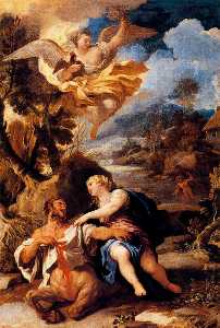 Luca Giordano - The death of the centaur Nessus