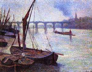 Maximilien Luce - The Thames at London, Vauxhall Bridge