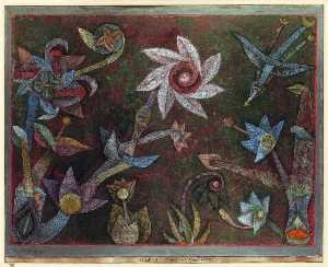 Paul Klee - Crucifers und Spiral Flowers