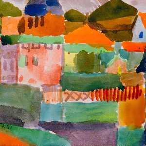 Paul Klee - In the Houses of Saint Germain