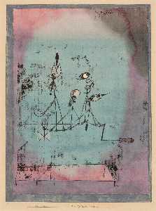 Paul Klee - Twittering machine 1 - (buy oil painting reproductions)