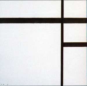 Piet Mondrian - Composition II With Black lines