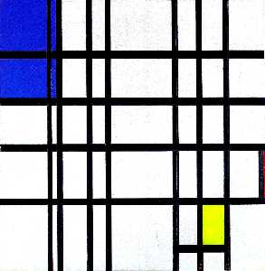 Piet Mondrian - Rhythm of Black Lines