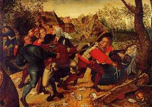 Pieter Bruegel The Younger - Peasant Brawl