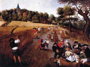 Pieter Bruegel The Younger - The Harvest