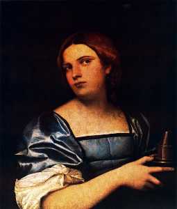 Sebastiano Del Piombo - Portrait of a lady as a wise virgin
