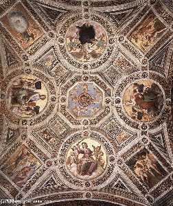 Raphael (Raffaello Sanzio Da Urbino) - Ceiling (Stanza della Segnatura)