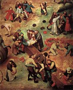 Pieter Bruegel The Elder - Children's Games (detail) (10)