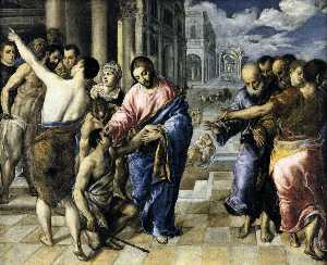 El Greco (Doménikos Theotokopoulos) - Christ Healing the Blind