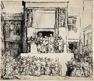 Rembrandt Van Rijn - Christ Presented to the People