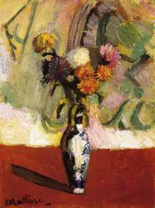 Henri Matisse - Chrysanthemums in a Chinese Vase