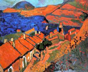 André Derain - Collioure, the Village and the Ocean