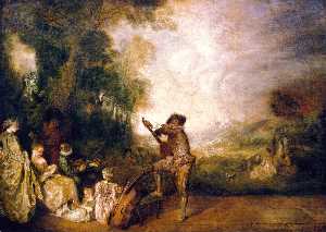 Jean Antoine Watteau - The Concert