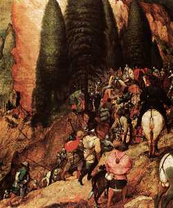 Pieter Bruegel The Elder - The Conversion of Saul (detail)