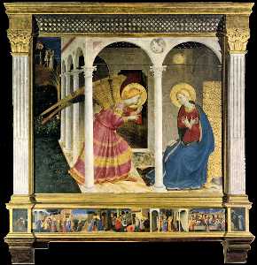 Fra Angelico - The Cortona Altarpiece (The Annunciation)