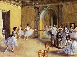 Edgar Degas - Dance Class at the Opera