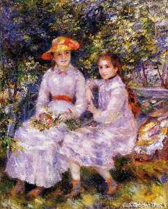 Pierre-Auguste Renoir - The Daughters of Paul Durand-Ruel (also known as Marie-Theresa and Jeanne)