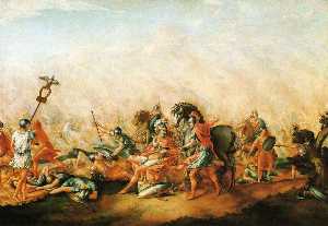 John Trumbull - The Death of paulus Aemilius at the Battle of Cannae