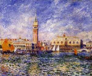 Pierre-Auguste Renoir - The Doges- Palace, Venice