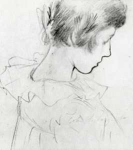 John Singer Sargent - Dorothy Barnard (also known as study for Carnation, Lily, Lily, Rose)