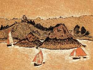Paul Serusier - Fishing Boats On The Breton Coast
