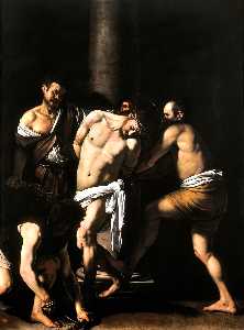 Caravaggio (Michelangelo Merisi) - The Flagellation of Christ