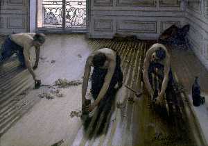 Gustave Caillebotte - The Floor Scrapers (also known as The Floor Strippers)