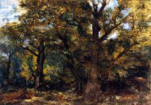Eugène Delacroix - Forest Scene near Sénart
