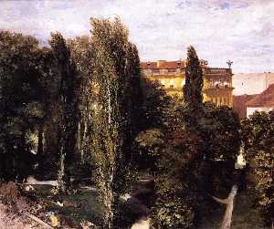 Adolph Menzel - Garden of Prince Albert-s Palace
