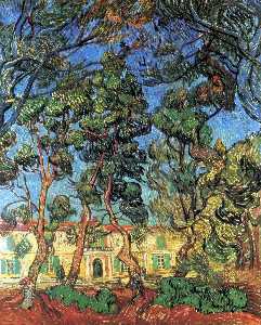 Vincent Van Gogh - The Grounds of the Asylum