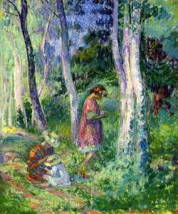 Henri Lebasque - In the Forest, the Harvest
