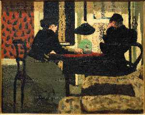 Jean Edouard Vuillard - In the Lamplight