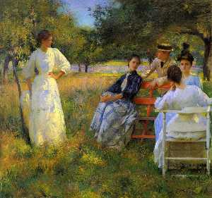 Edmund Charles Tarbell - In the Orchard
