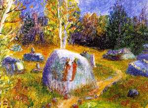 William James Glackens - Ira and Lenna's Egyptian Burial Ground
