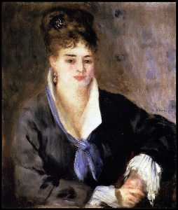 Pierre-Auguste Renoir - Lady in a Black Dress