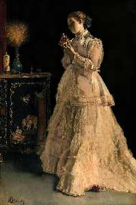 Alfred Stevens - The Lady in Pink