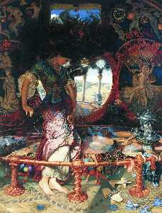 William Holman Hunt - The Lady of Shalott