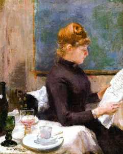 Theo Van Rysselberghe - Lady Reading