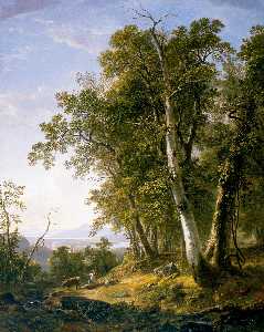 Asher Brown Durand - Landscape, Composition, Forenoon