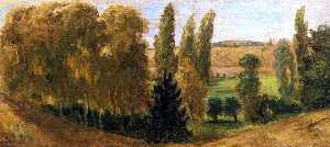 Eugène Delacroix - Landscape near Ante