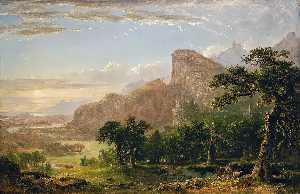 Asher Brown Durand - Landscape - Scene from `Thanatopsis`