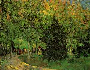Vincent Van Gogh - A Lane in the Public Garden at Arles