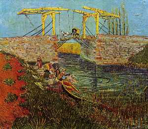 Vincent Van Gogh - The Langlois Bridge at Arles - (buy paintings reproductions)